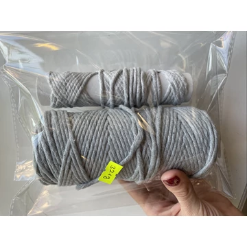 6. 3 mm-es Bobbiny makramé fonal csomag (kb 100m)