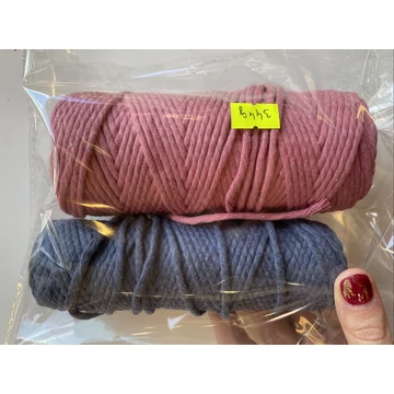 50. 3 mm-es Bobbiny makramé fonal csomag (kb 100m)