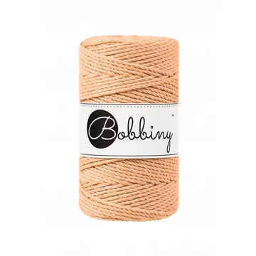 Bobbiny Peach Fuzz 3 ply makramé fonal 3 mm (100 m)