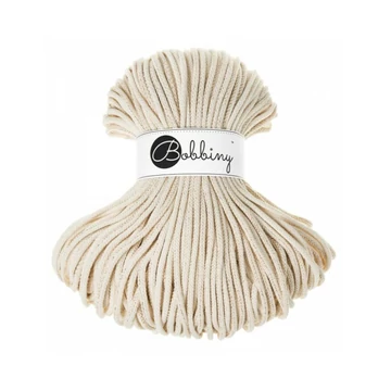 Bobbiny natúr arany csillogó zsinórfonal 5 mm (100 m)