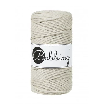 Bobbiny pale olive makramé fonal 3 mm (100 m)