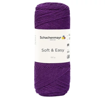Schachenmayr Soft & Easy - Sötét lil-49 Schachenmayr Soft & Easy - Sötét lil-49