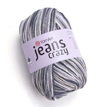 YarnArt Jeans Crazy szürke melír 7209