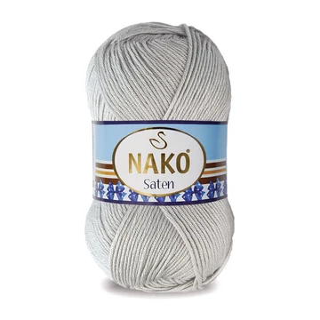 Nako Saten Világosszürke 130