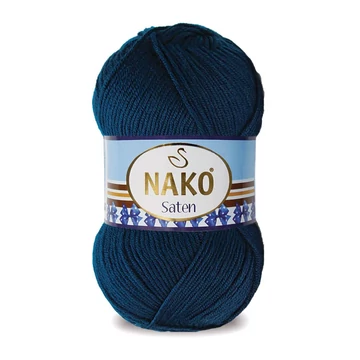 Nako Saten Tengerészkék 4253