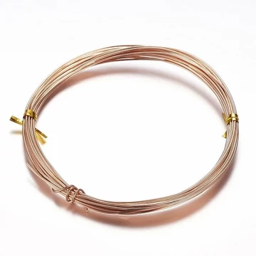 Rose gold alumínium drót 2 mm-2 m