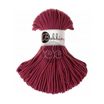Bobbiny WINE RED zsinórfonal 3 mm (100 m)