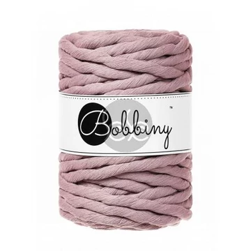 Bobbiny  MAUVE makramé fonal 9 mm (30 m)