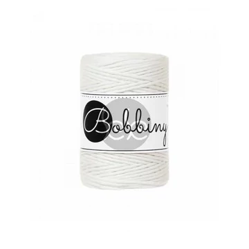 Bobbiny  OFF-WHITE makramé fonal 1,5 mm(100 m)