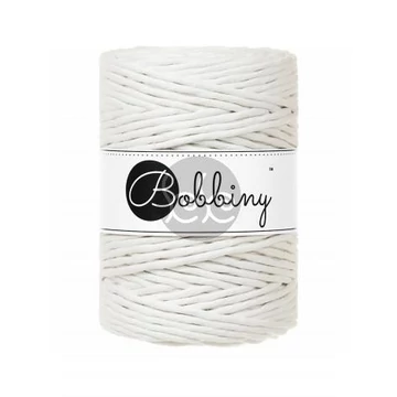 Bobbiny  OFF-WHITE makramé fonal 5 mm (100 m)