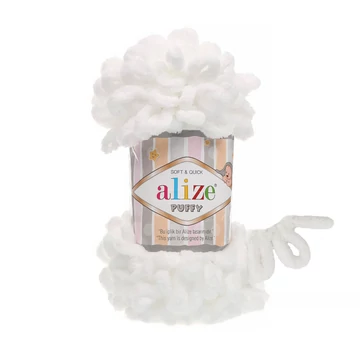 Alize Puffy 55 - fehér Alize Puffy 55 - fehér