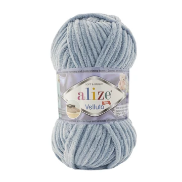 Alize Velluto Szürkéskék 428 Alize Velluto Szürkéskék 428