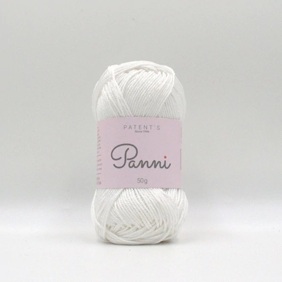 Panni 100 % pamut fonal 01 Fehér