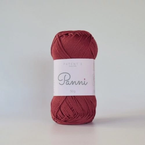 Panni 100 % pamut fonal 50 terrakotta