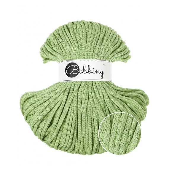 Bobbiny unicolor matcha zsinórfonal 5 mm (100 m)