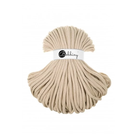 Bobbiny warm beige zsinórfonal 9 mm (100 m)