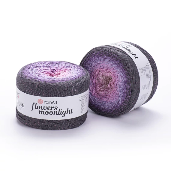 Flowers Moonlight 3276 szürke/lila/rózsa 250 g