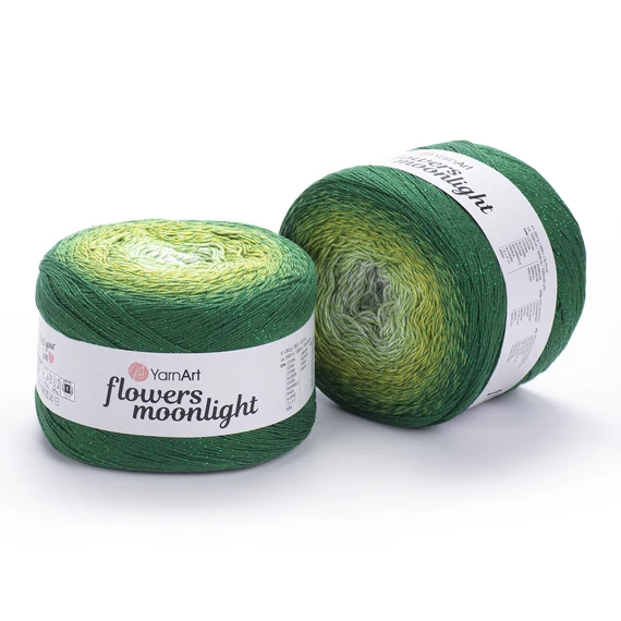 Flowers Moonlight 3283 zöld melír 250 g