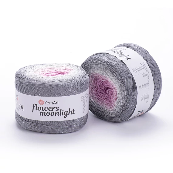 Flowers Moonlight 3293 szürke/rózsaszín 250 g