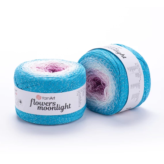 Flowers Moonlight 3294 türkiz/rózsaszín 250 g