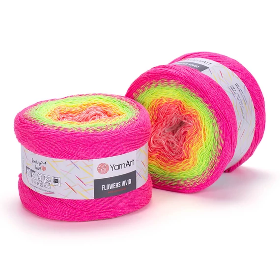 Flowers Vivid 507 pink/zöld/barack 250 g