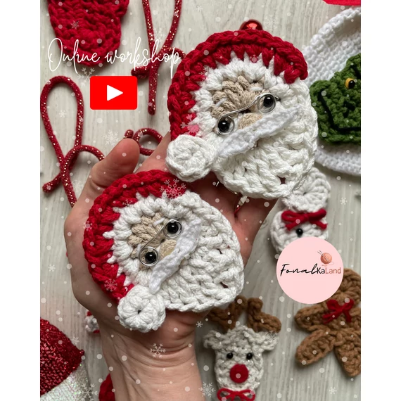 Mikulás horgolós online workshop