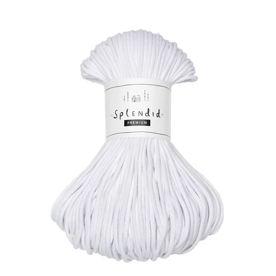 Splendid 5 mm-es zsinórfonal Fehér