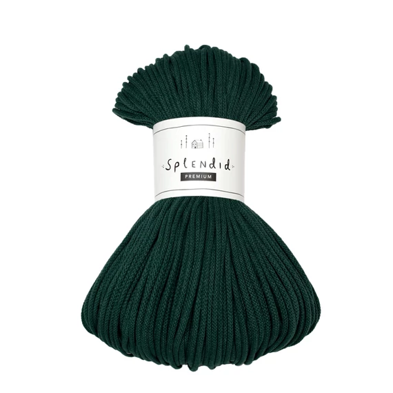 Splendid 5 mm-es zsinórfonal Fenyőzöld