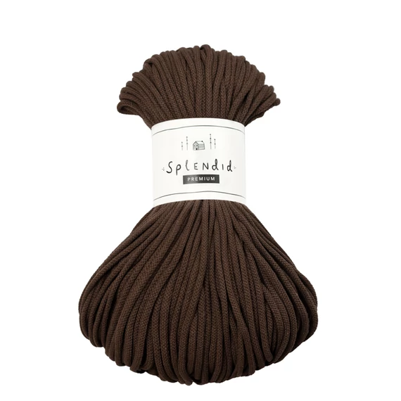 Splendid 5 mm-es zsinórfonal Kávé