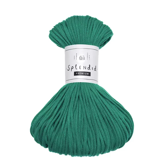 Splendid 5 mm-es zsinórfonal Smaragd