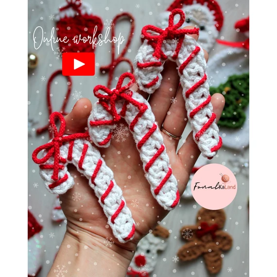 Cukorpálca horgolós online workshop