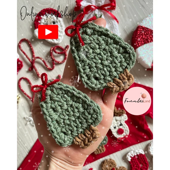 Karácsonyfa horgolós online workshop