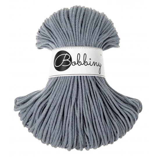 Bobbiny acélszürke zsinórfonal 5 mm (100 m)