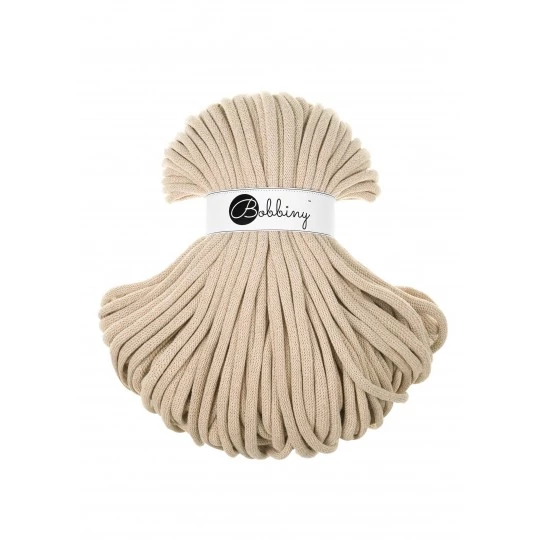 Bobbiny warm beige zsinórfonal 9 mm (100 m)