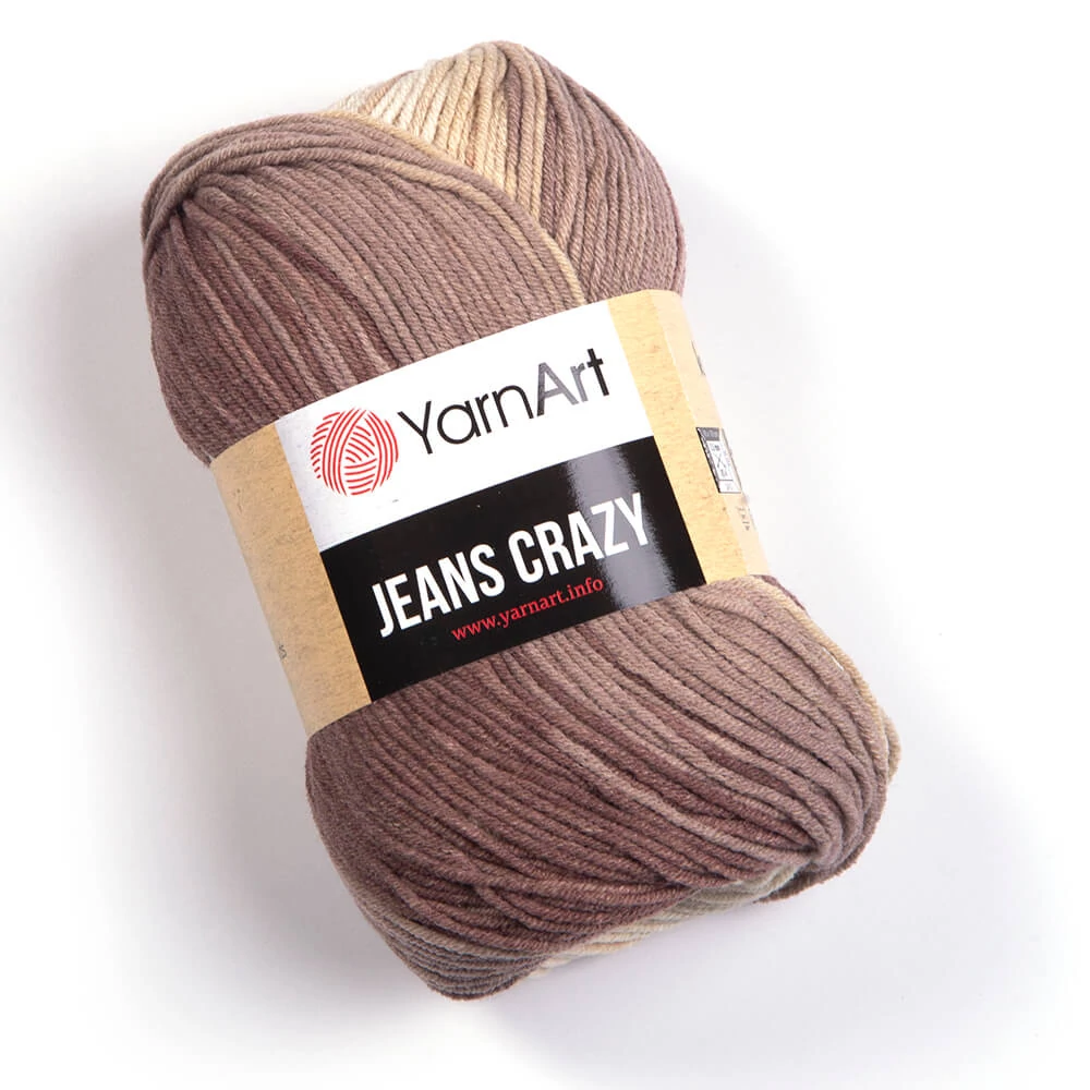 YarnArt Jeans Crazy drapp/barna/bézs 8201