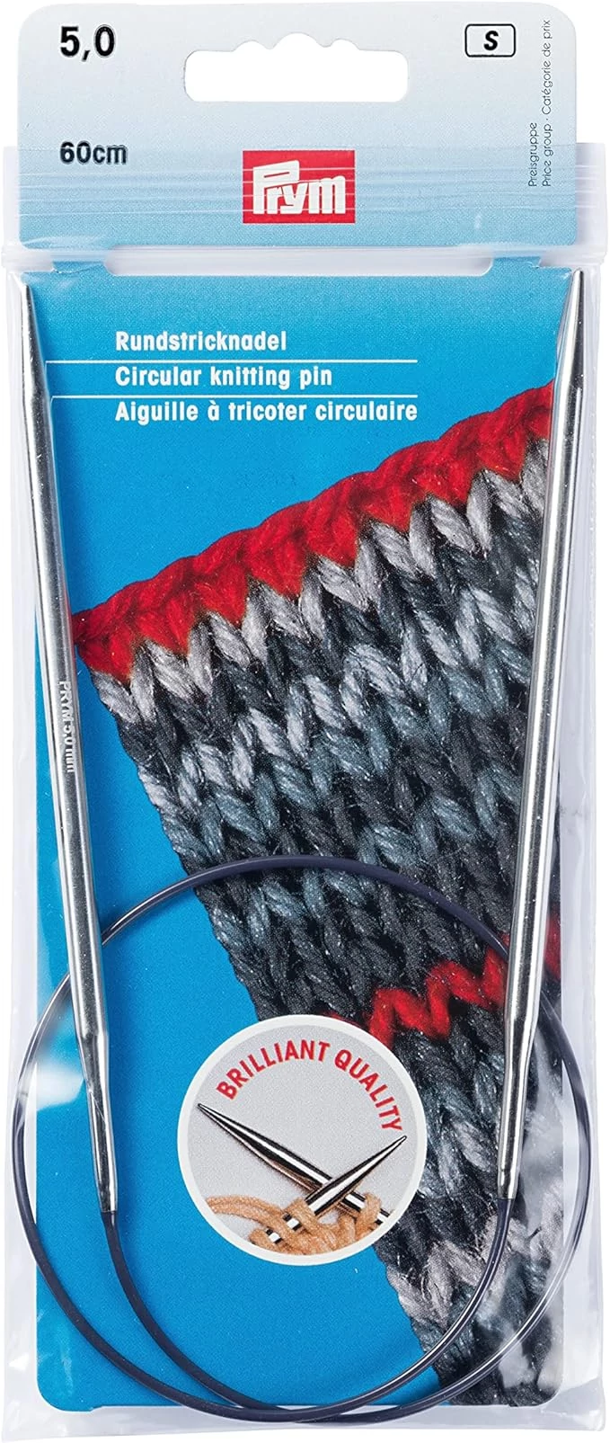 Prym Körkötőtű 5.00 brilliant (60 cm)