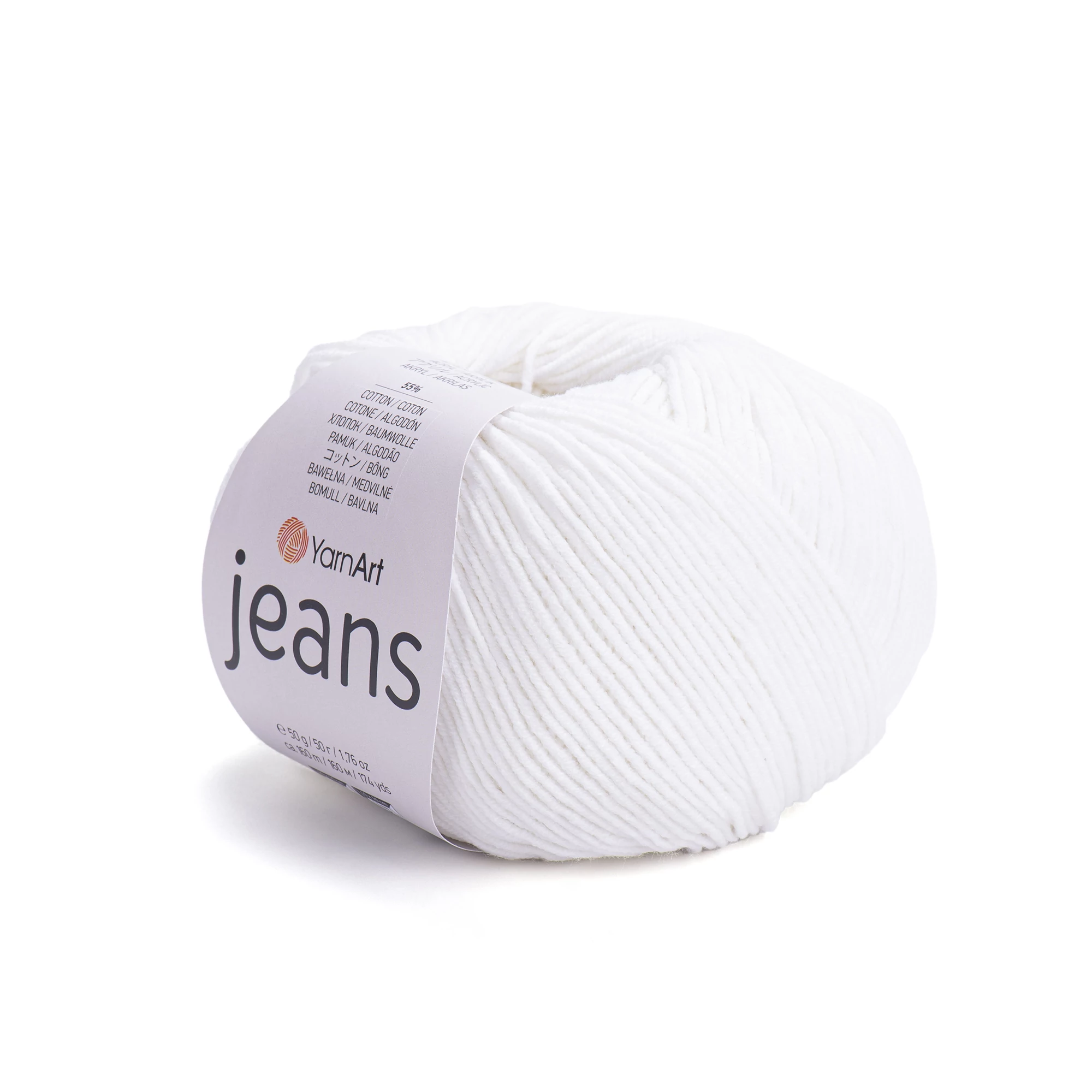YarnArt Jeans Tejfehér 01