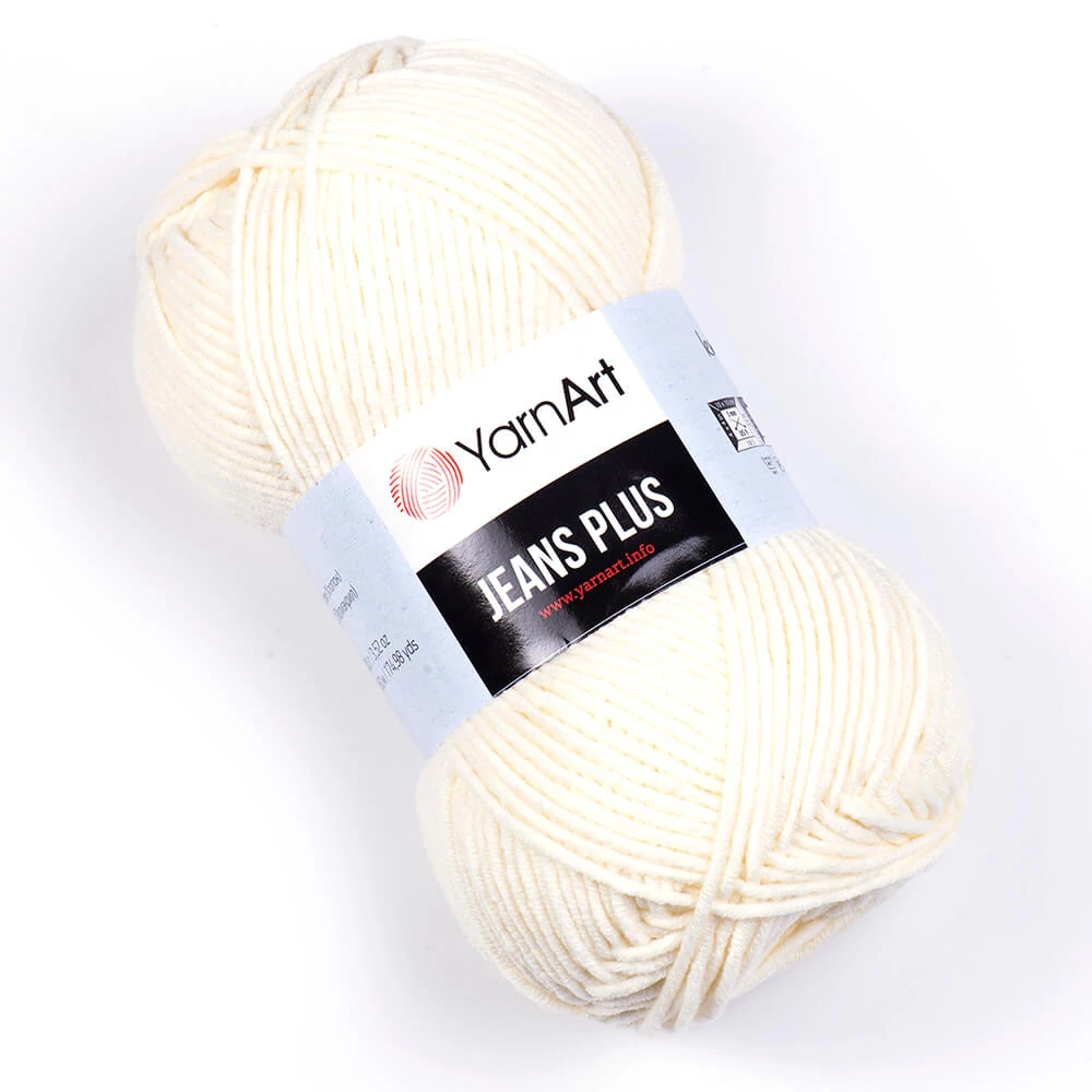 YarnArt Jeans Plus 03 törtfehér