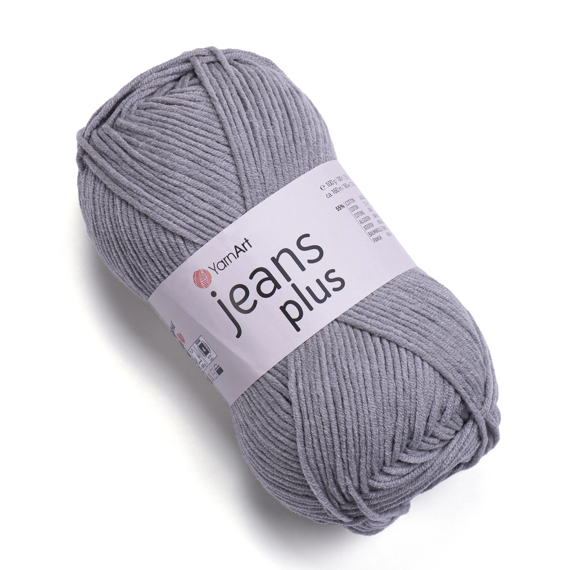 YarnArt Jeans Plus 46 szürke